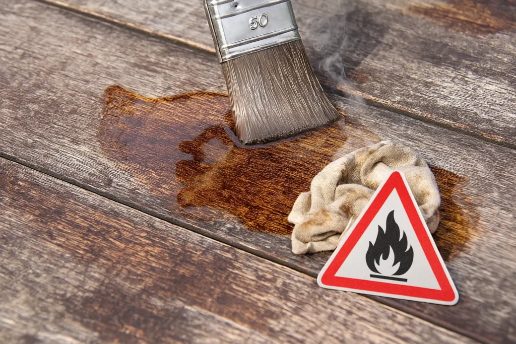 Auto-inflammation de l'huile de lin pour le bois - un danger qui menace votre sécurité