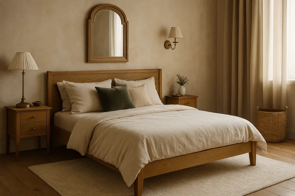 Choisir des matières nobles et naturelles pour votre deco chambre adulte chic