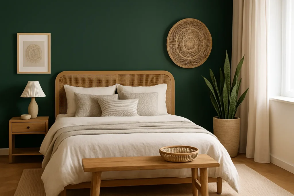 deco sapin vert et blanc