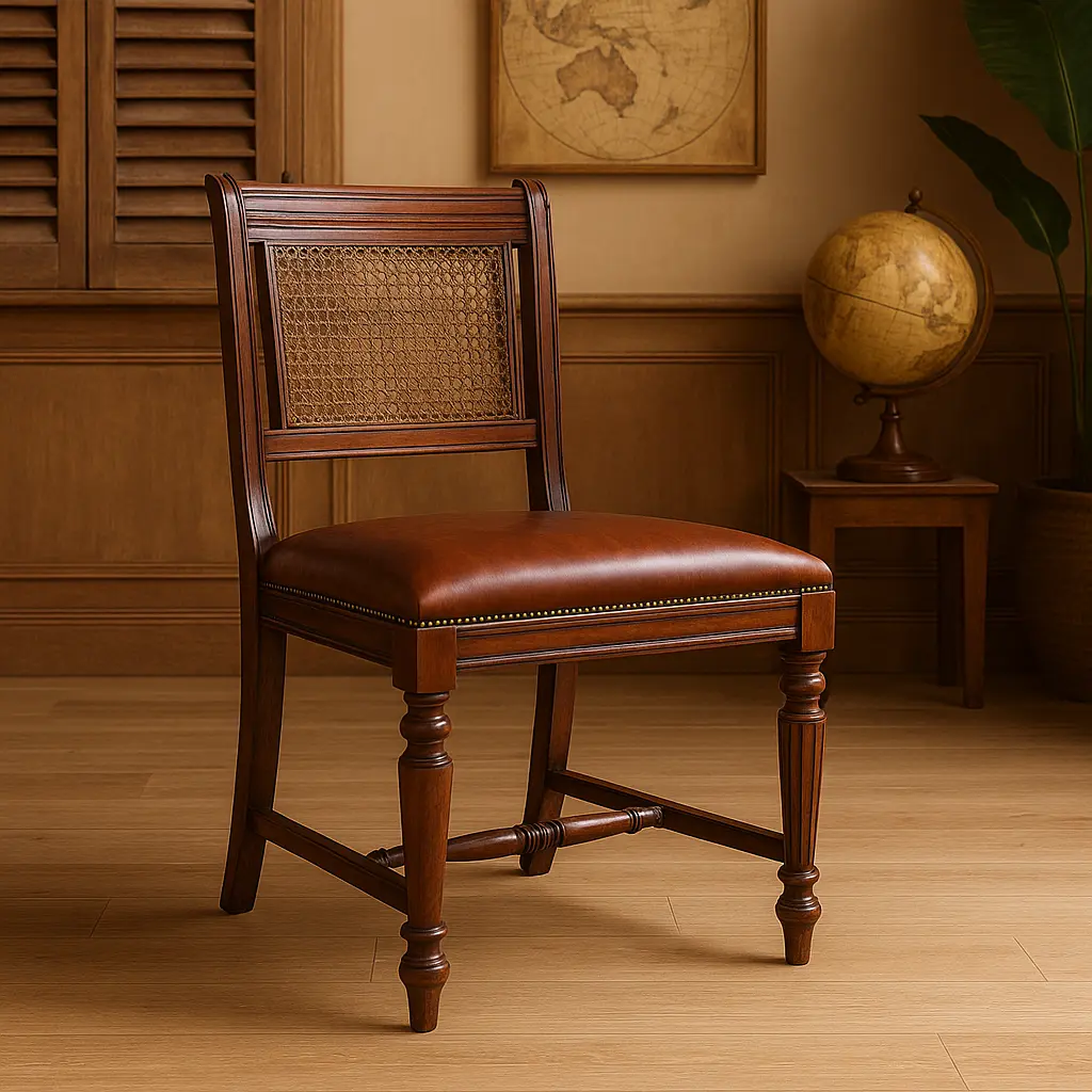 La chaise au style colonial La chaise au style colonial