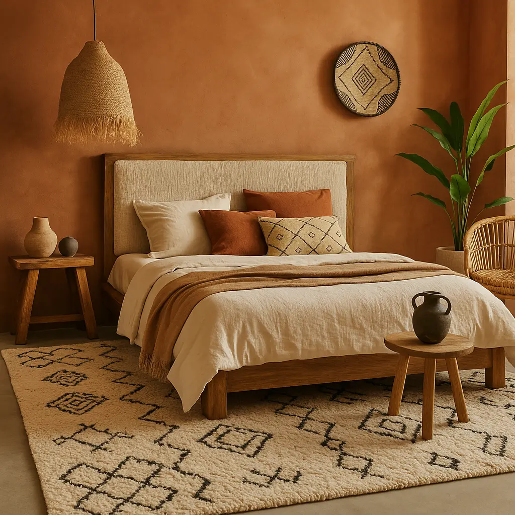 La chambre au style berbère La chambre au style berbère