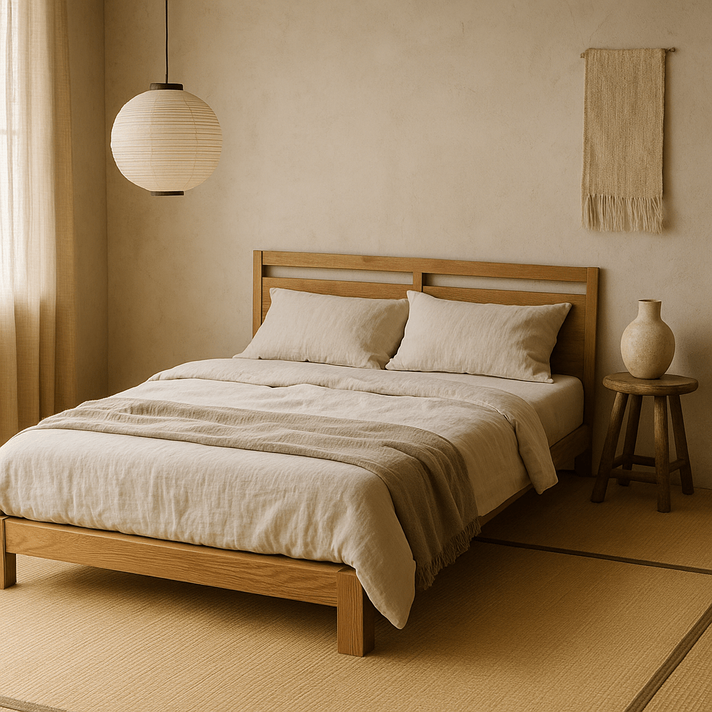 La chambre au style japonais wabi-sabi La chambre au style japonais wabi-sabi