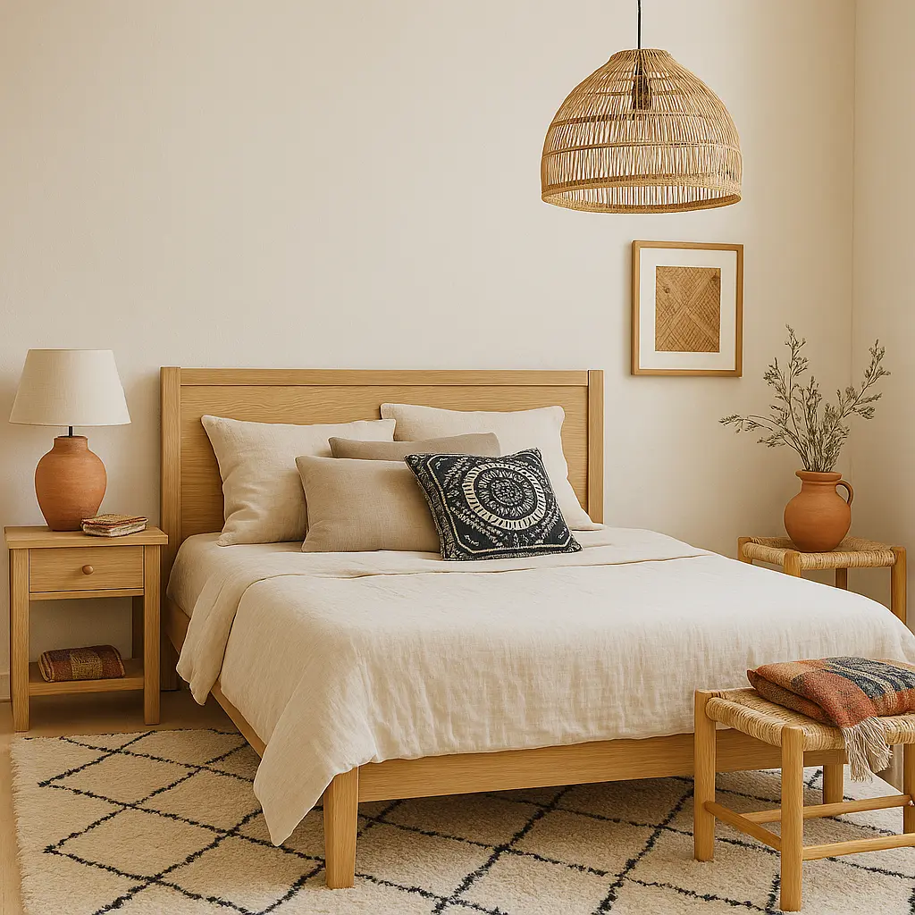 La chambre bohème Scandinave La chambre bohème Scandinave