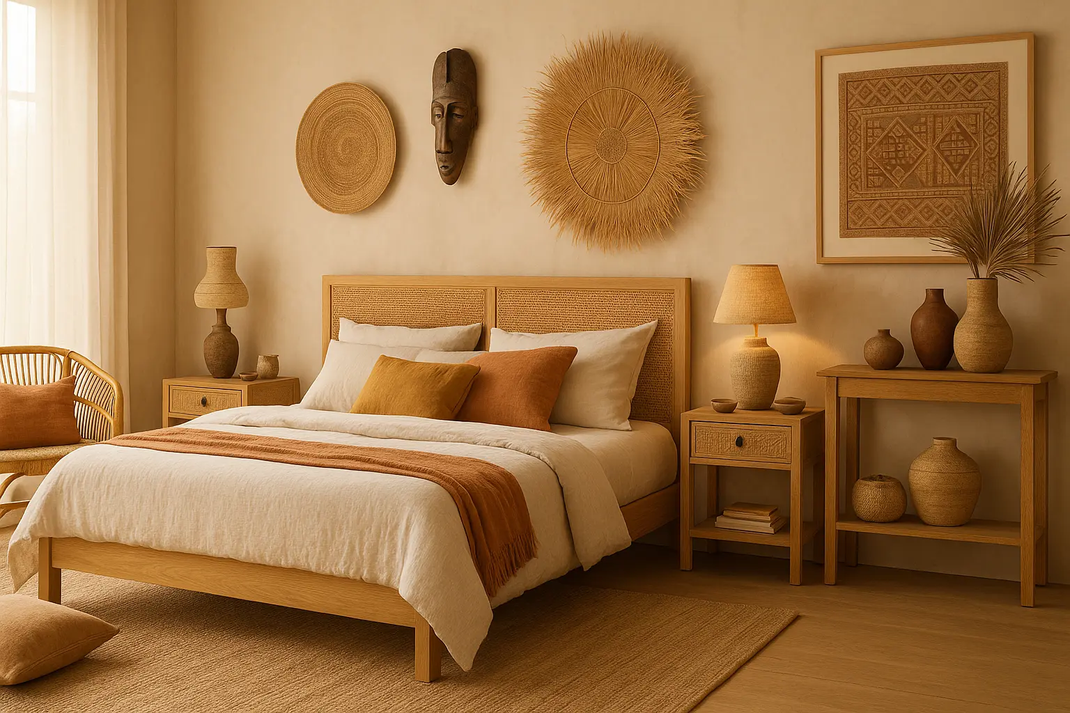 La chambre exotique - un lieu de vie intime et sensoriel La chambre exotique - un lieu de vie intime et sensoriel
