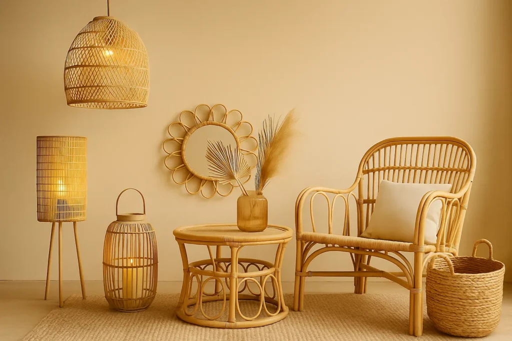 Le rotin : Une matière inspirante pour sublimer la déco de votre intérieur