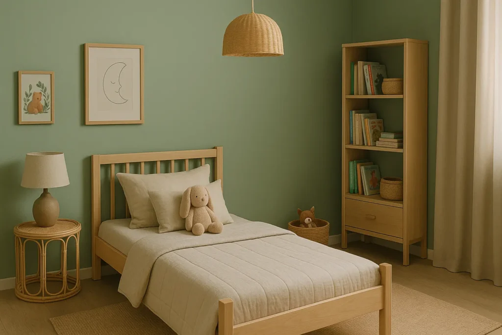 Le vert sauge, une couleur apaisante parfaite pour le repos en 2025