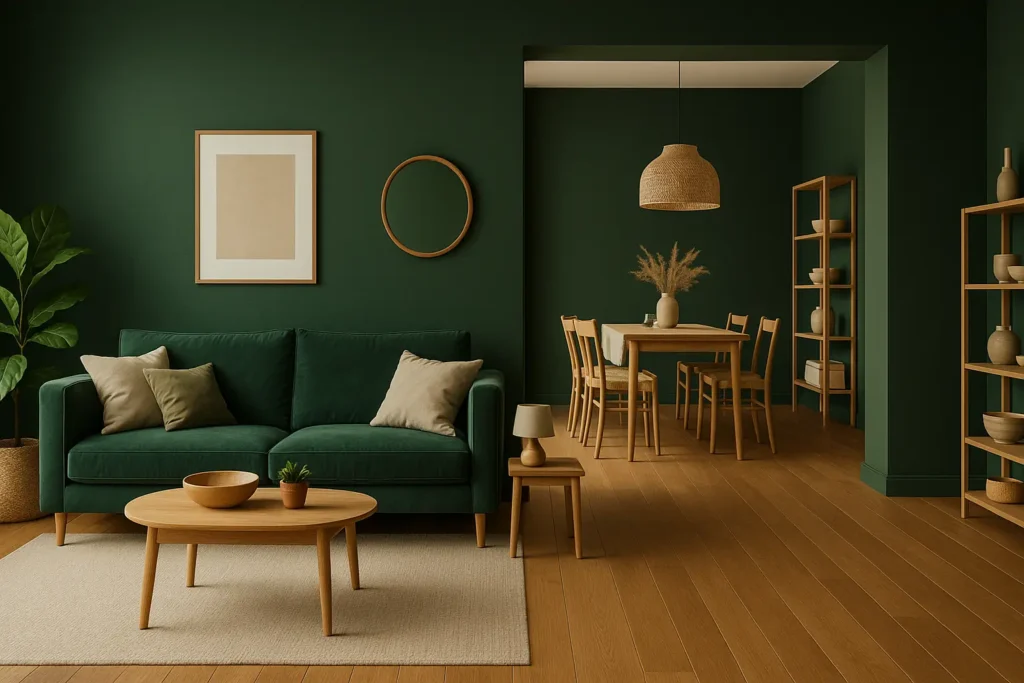 Les propriétés techniques de la peinture vert sapin