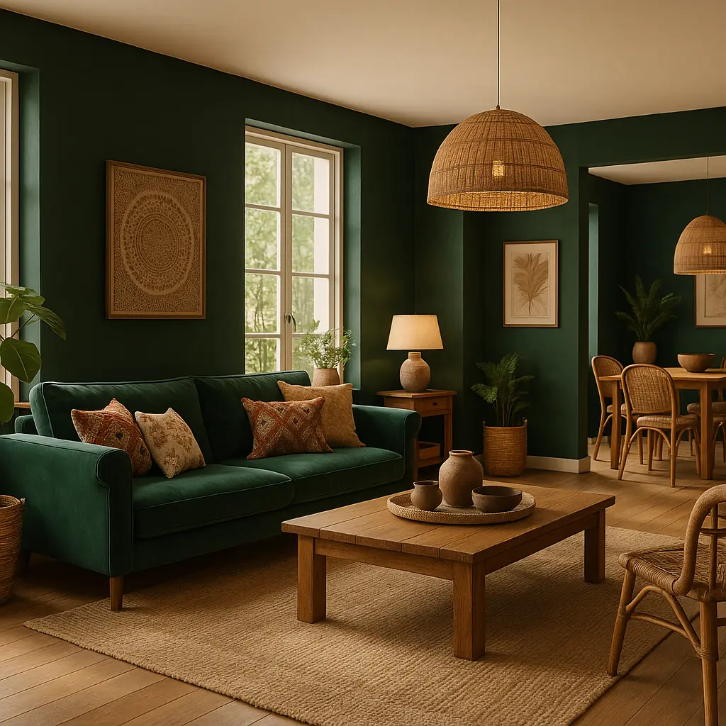 avec quelle couleur associer le vert sapin