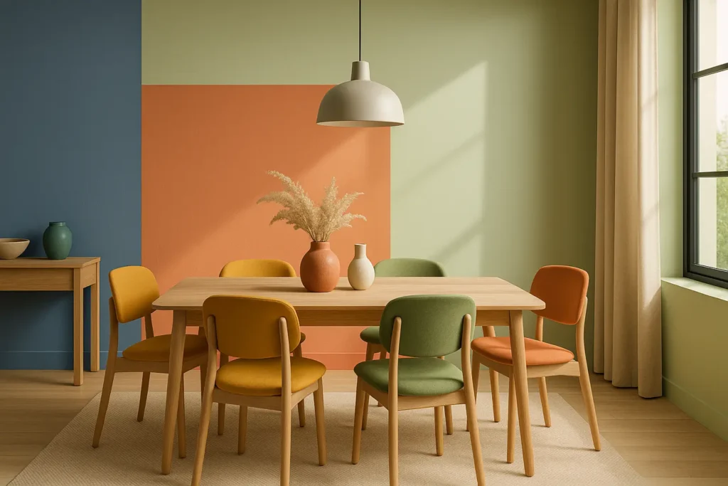 Comment appliquer ces couleurs tendance dans votre salle à manger