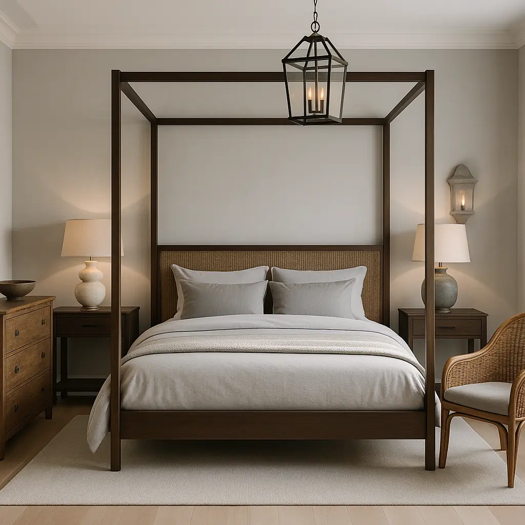 Comment créer une chambre coloniale moderne et élégante