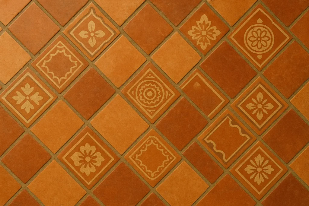 Format de carrelage en terres cuites