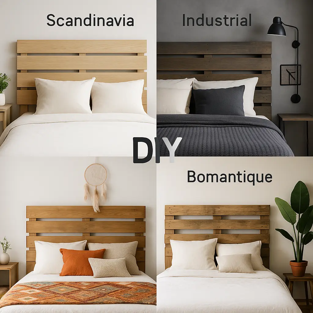 Idées et styles déco pour créer une tête de lit en palette de bois