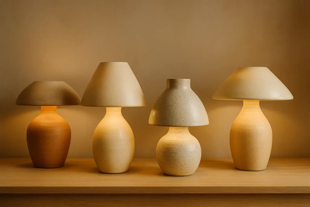 La céramique, star des luminaires tendance en 2025
