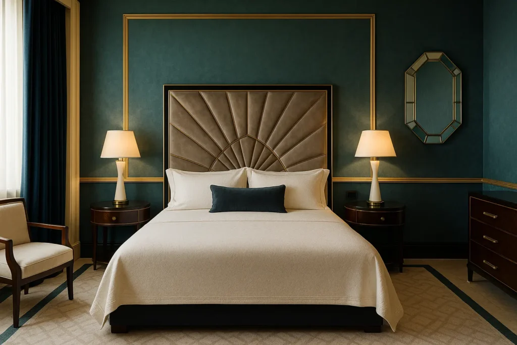 La chambre style art déco - élégance et raffinement