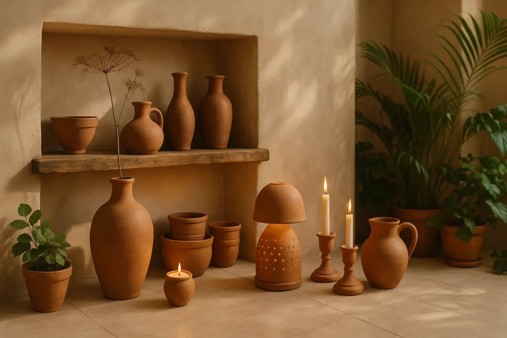 La diversité des objets décoratifs en terre cuite pour un intérieur chaleureux