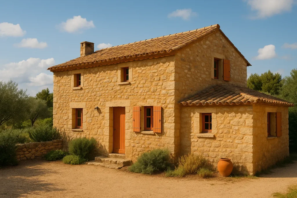 Le Mas provençal, typique de l'architecture méditerranéenne
