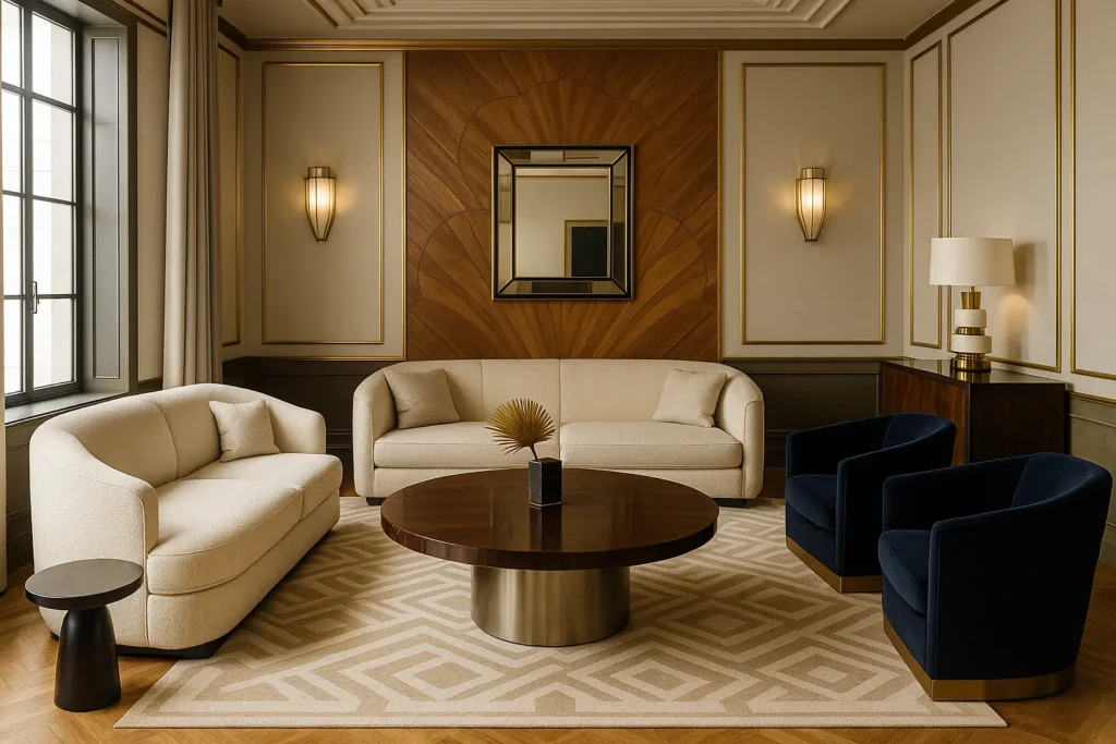 Le salon art déco - inspiration moderne