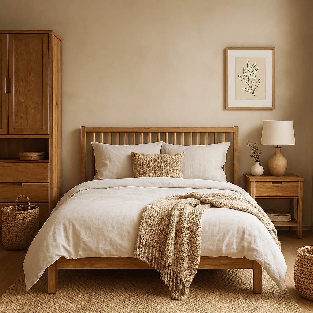 Matériaux et textures - le toucher au cœur de la chambre tendance 2025