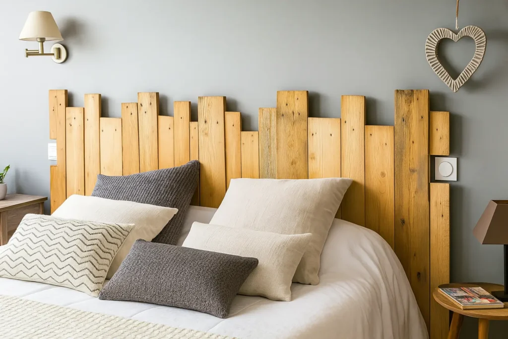 Préparation et nettoyage avant de créer une tête de lit en palette de bois