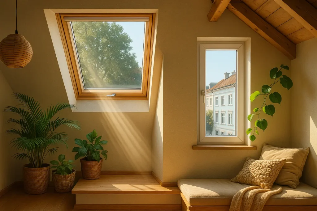 Quelle est la différence entre un Velux et un vasistas - Notre comparatif des fenêtres de toit