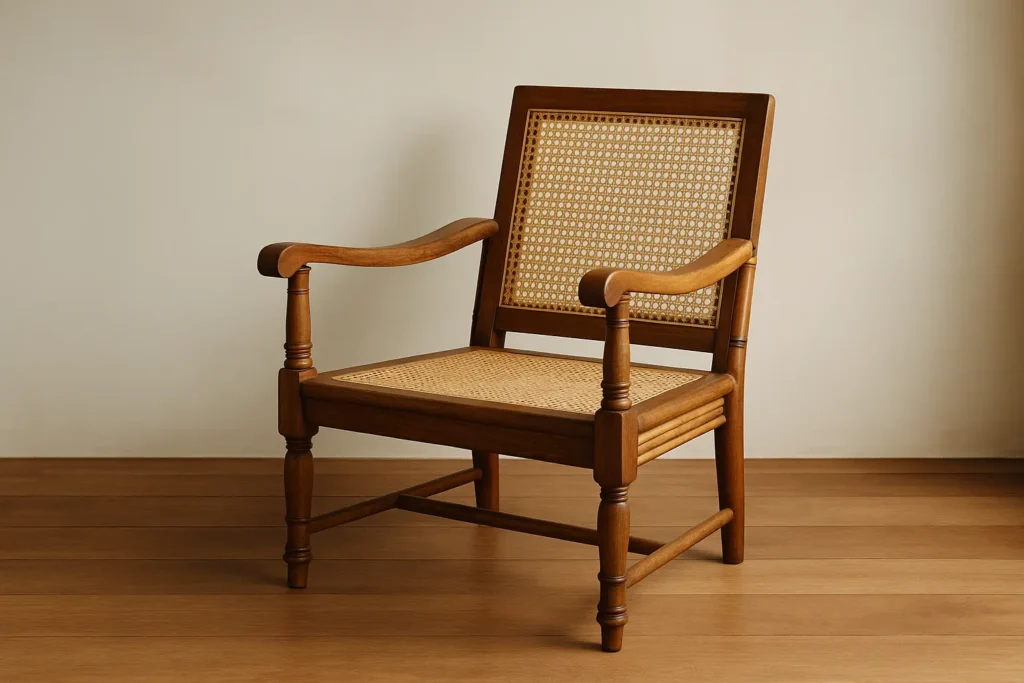 Qu'est-ce qui caractérise un authentique fauteuil colonial