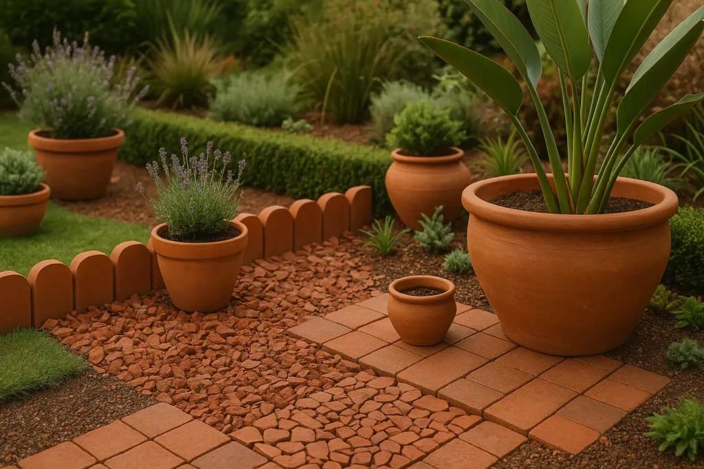 Solutions créatives en terres cuites pour jardins et espaces verts