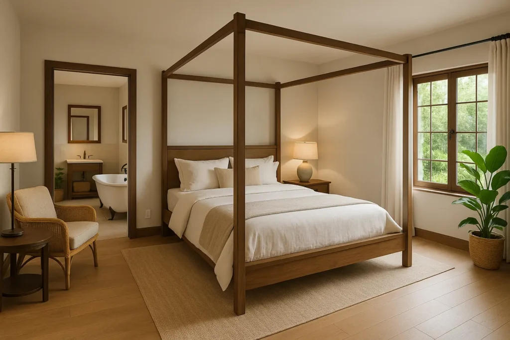 aménager votre chambre au style colonial