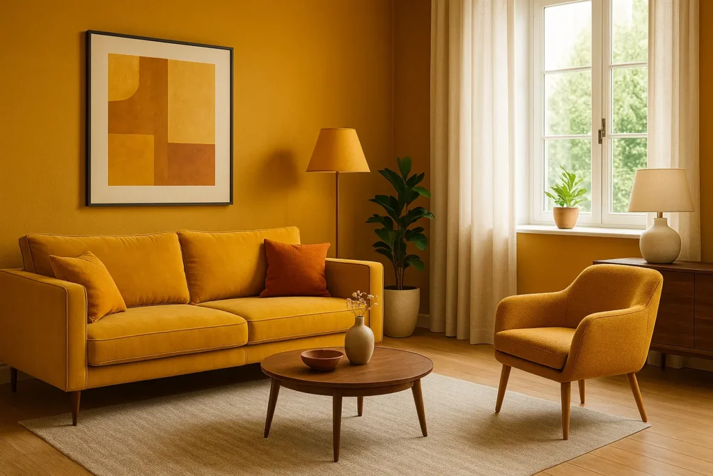 couleur peinture tendance 2025 salon​