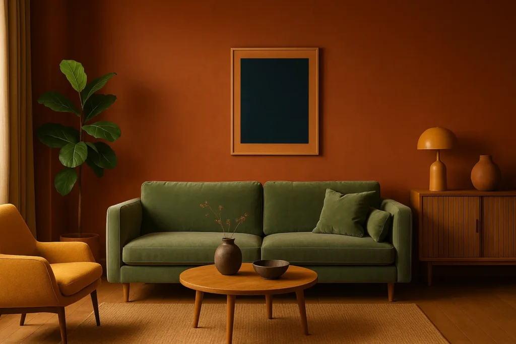 couleur tendance salon 2025 : Nos 5 couleurs pour décorer votre salon