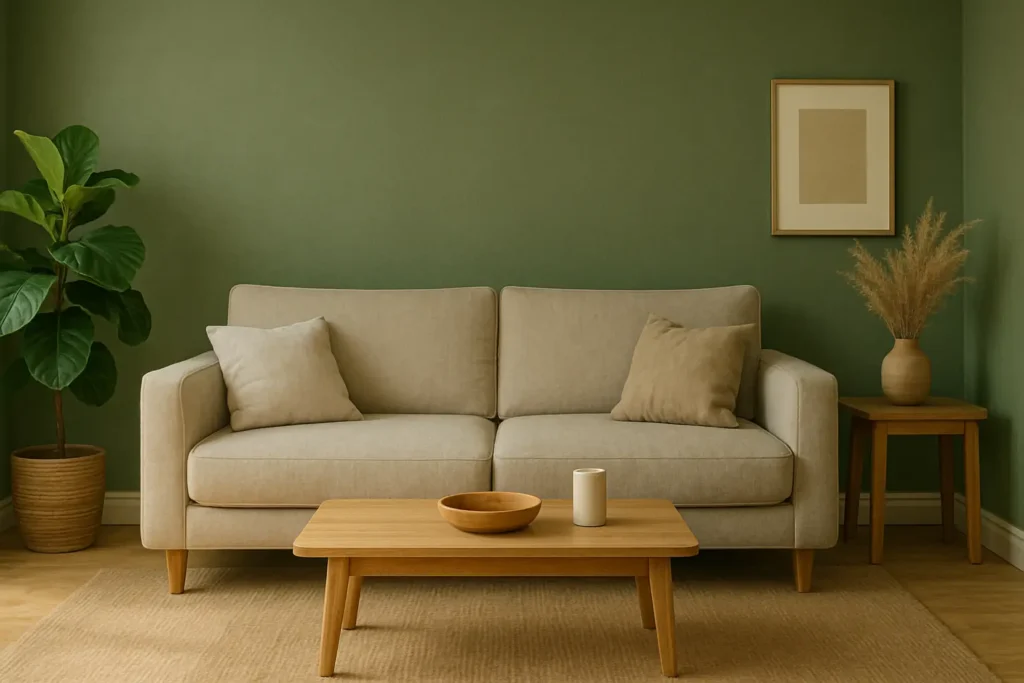 couleur vert amande peinture moyenne
