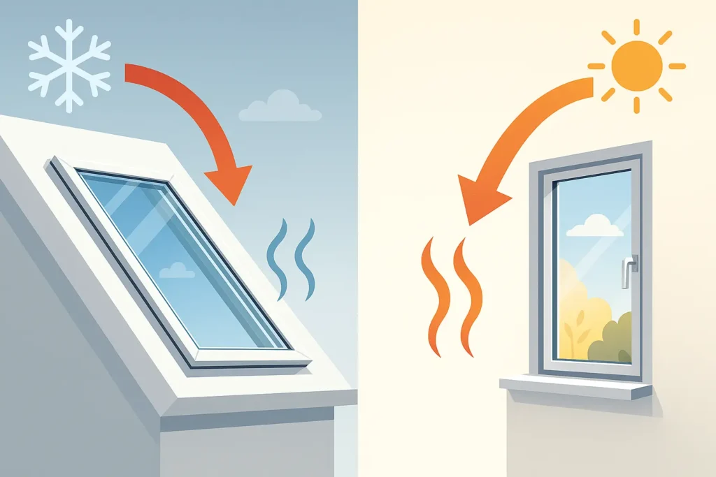 différence Velux vasistas