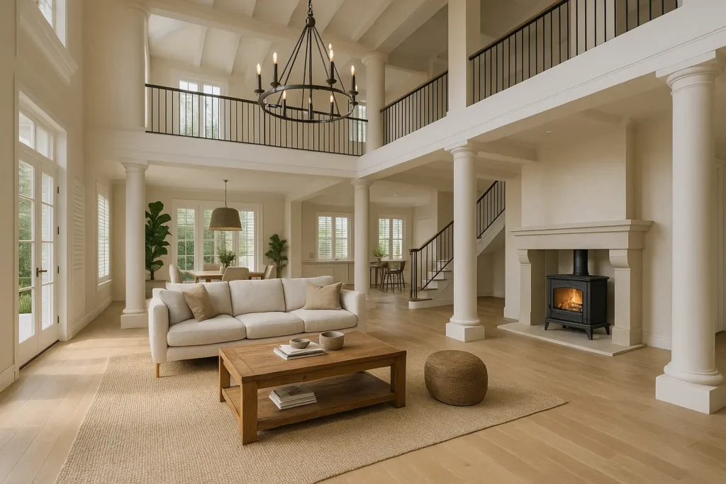 maison de style colonial moderne