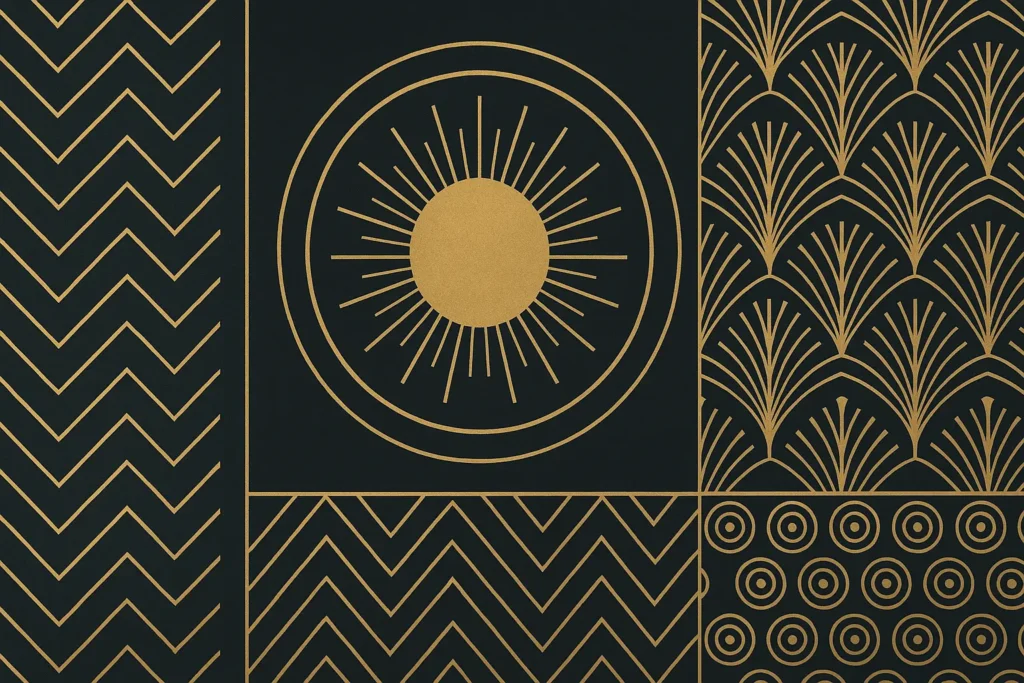 les formes et motifs art déco