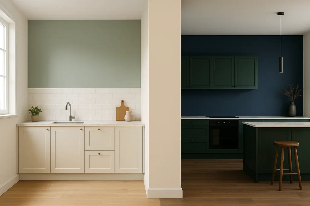 Adapter la tendance couleur cuisine 2025 selon la taille et la configuration de votre intérieur