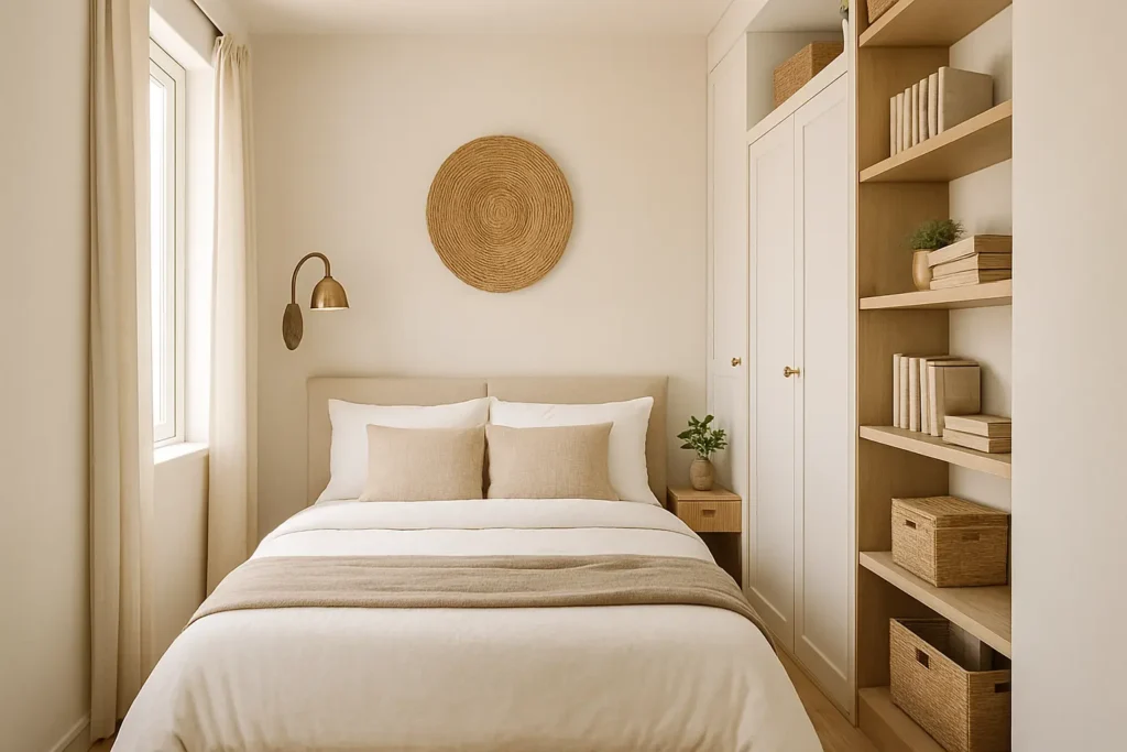 Bien positionner le lit pour aménager une petite chambre