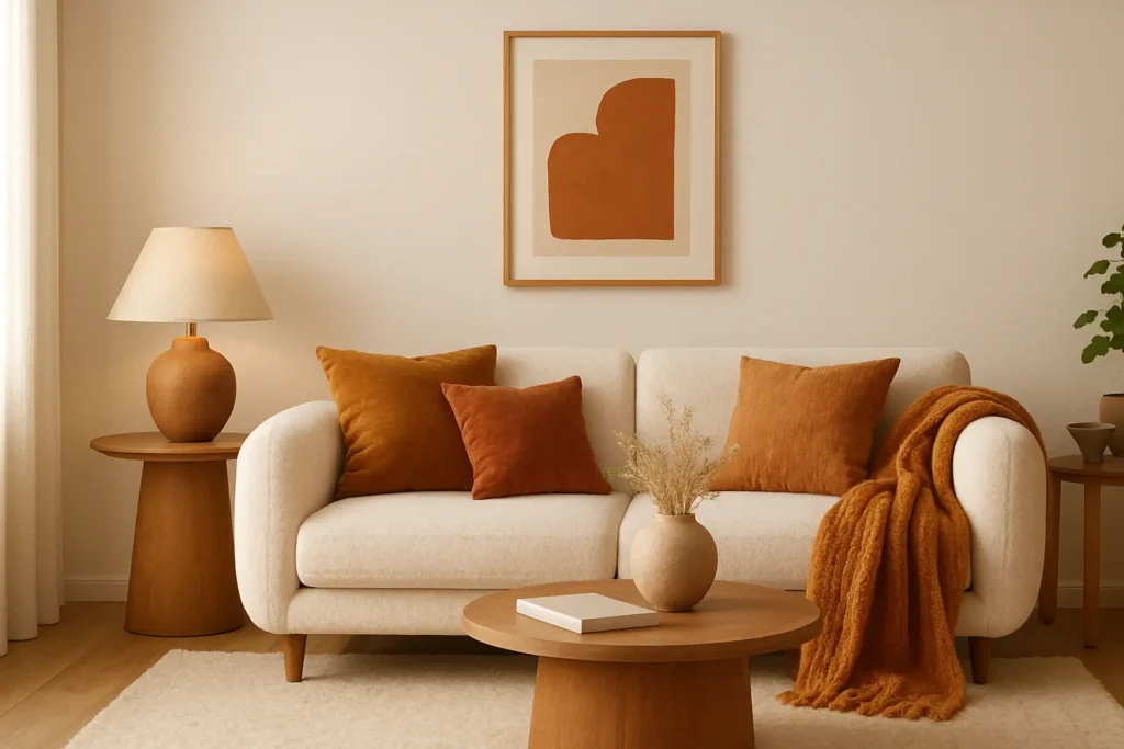 Comment jouer avec les nuances pour un salon cocooning cosy