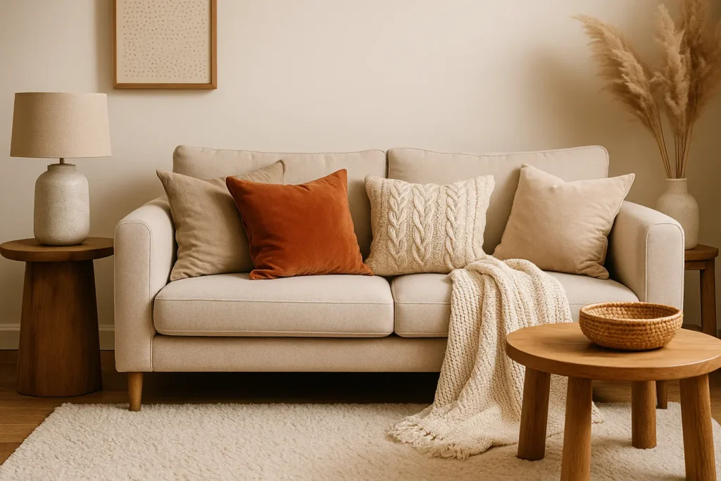 Comment les associer harmonieusement pour un salon cocooning cosy