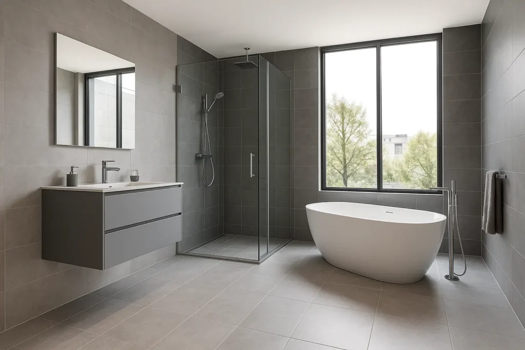 D'autres couleurs tendance pour salle de bain moderne plus audacieuse