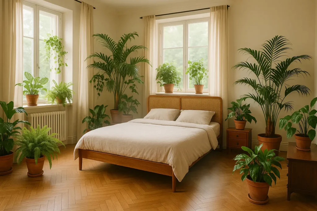 Humidifier une chambre avec des plantes d'intérieur