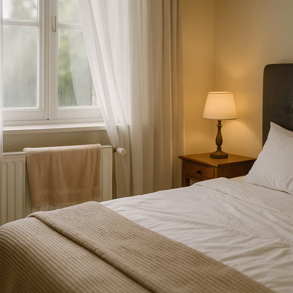 Le linge humide: une solution efficace pour humidifer une chambre