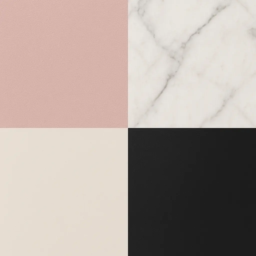 Les couleurs gagnantes à associer avec le rose et le blanc