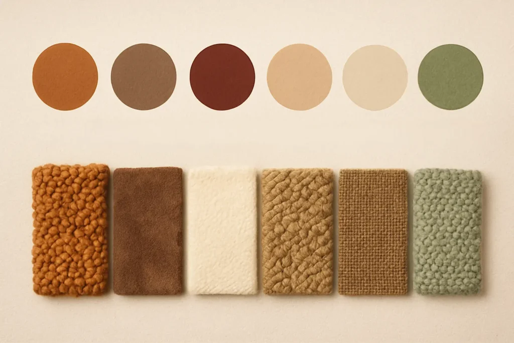 Les couleurs idéales pour un salon cocooning chaleureux