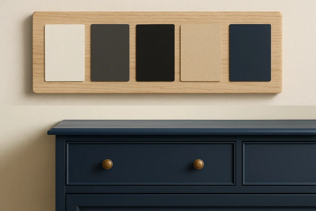 Les couleurs intemporelles qui ne se démodent jamais sur un meuble en bois