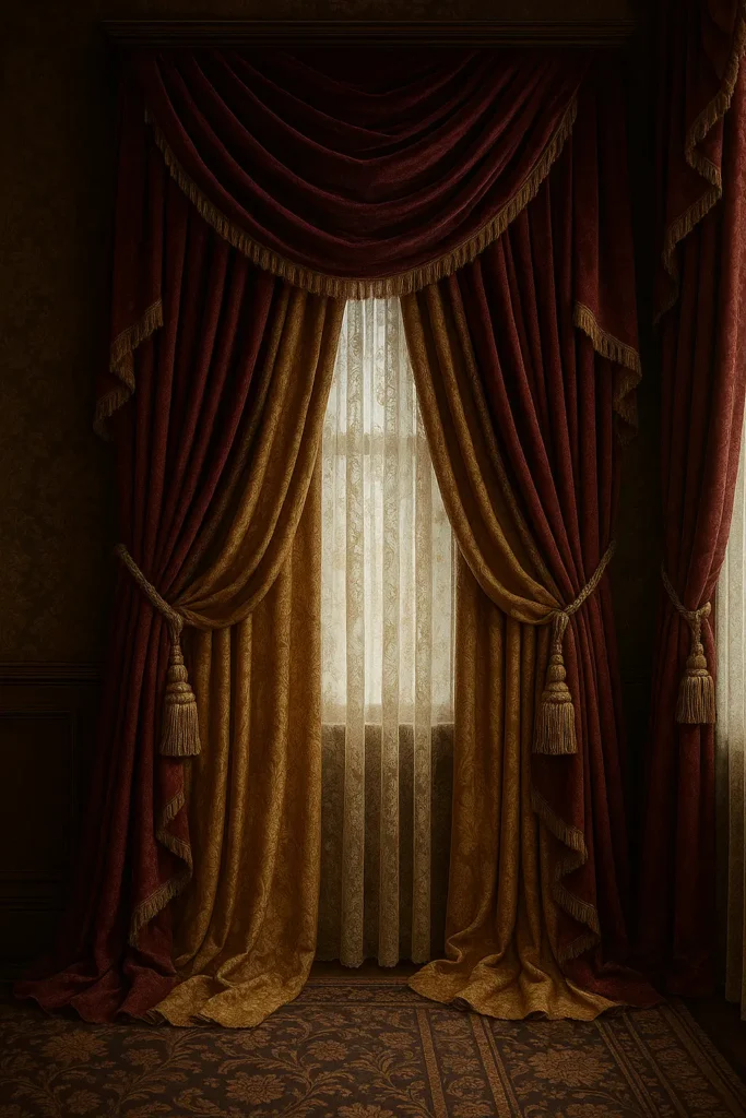 Les draperies victoriennes