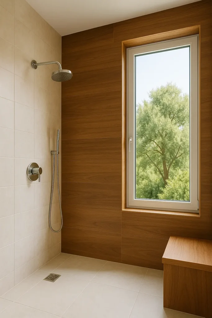 Les matériaux recommandés pour une fenêtre de douche