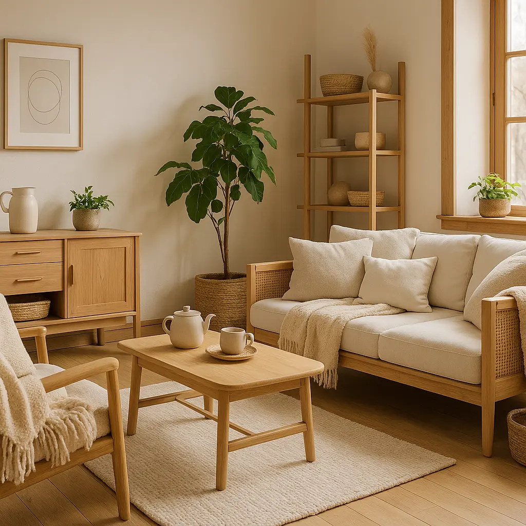 Les matières naturelles au cœur du style hygge