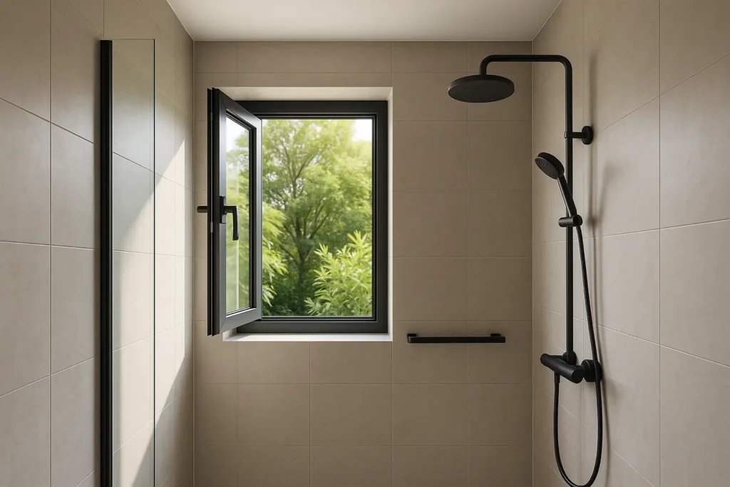 Les ouvertures idéales pour une fenêtre de douche