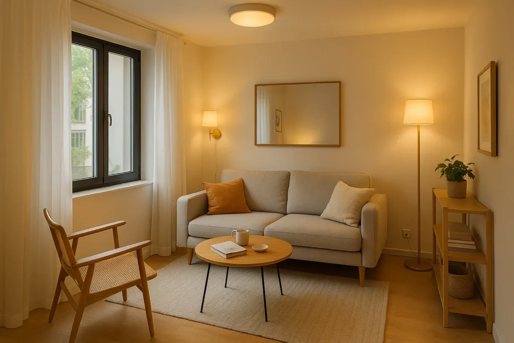 Maximiser l'éclairage pour un salon de 10m2 lumineux