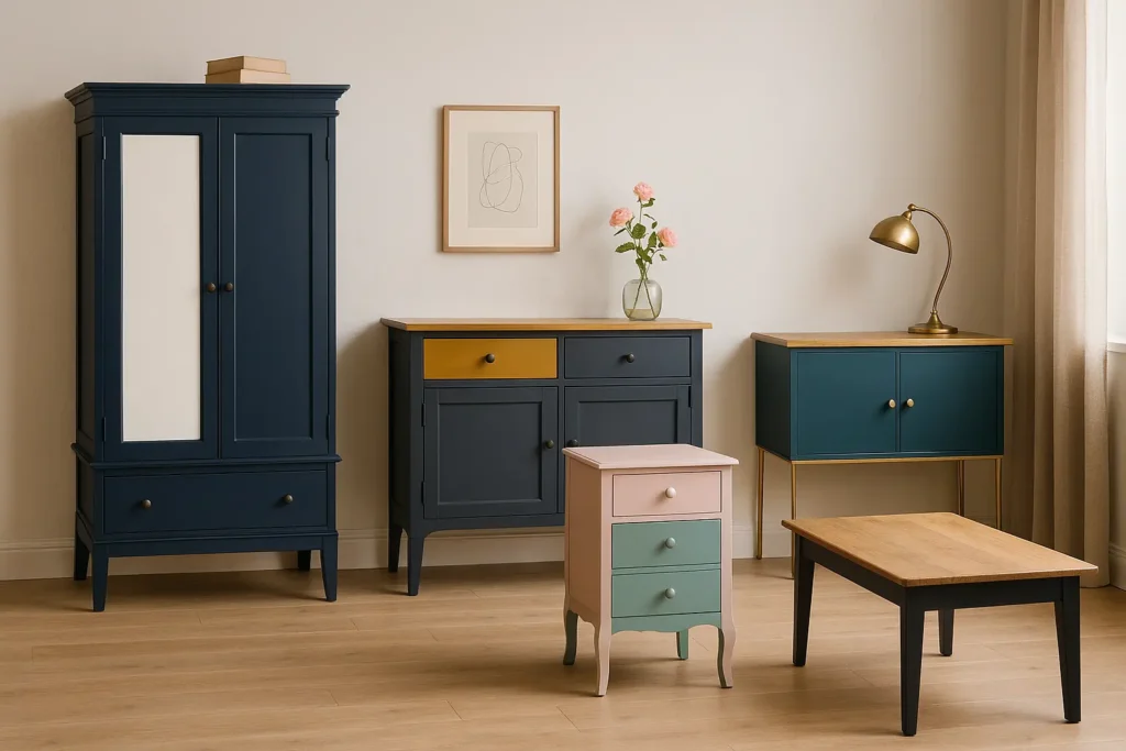 Nos idées d'association de couleur pour repeindre un meuble en bois