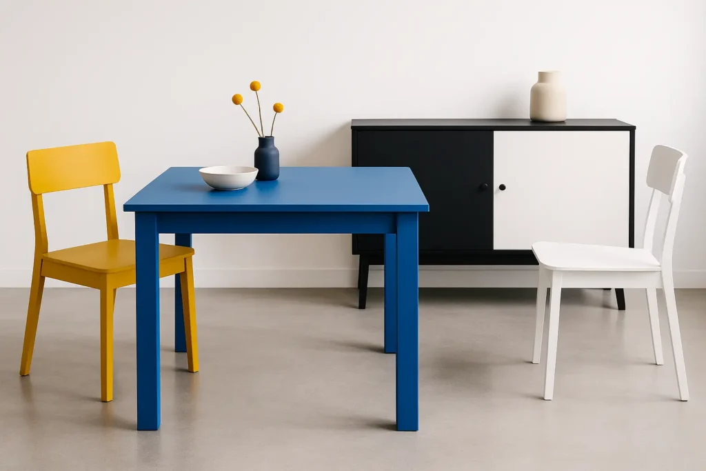 Repeindre un meuble en bois pour un effet contemporain